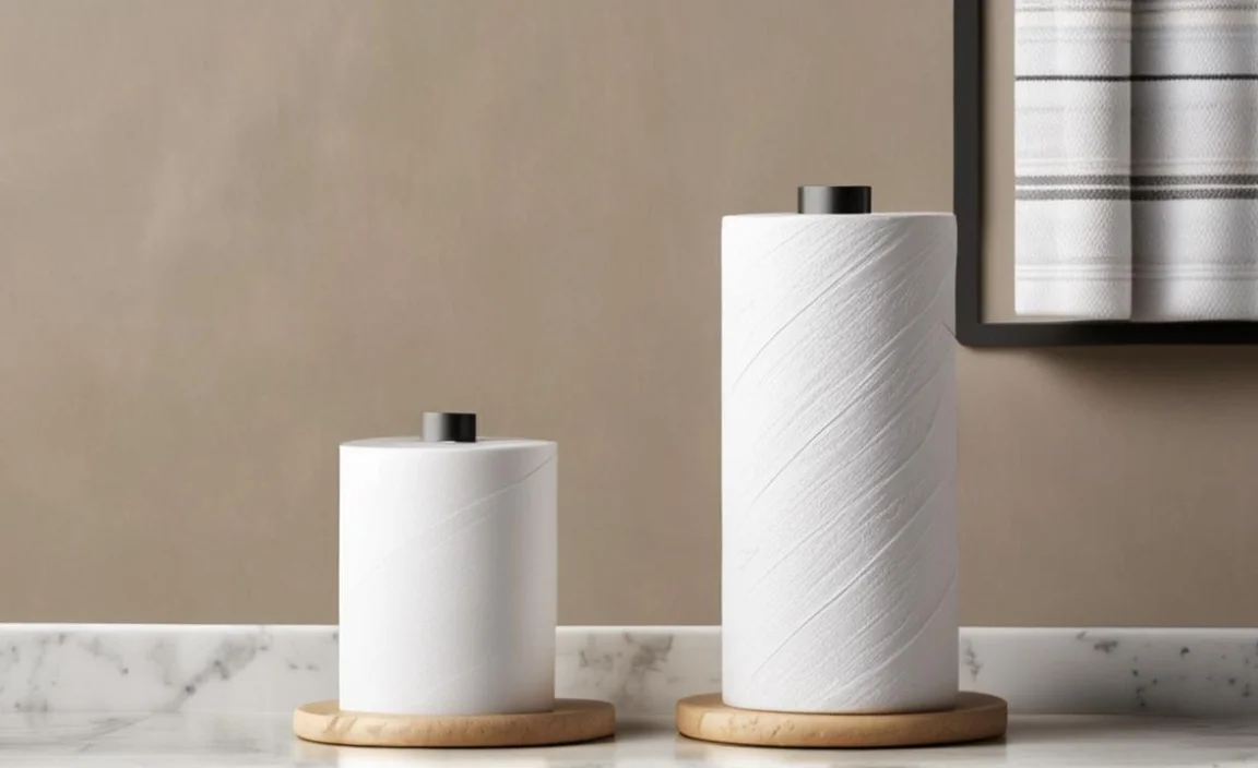 Installation Options for Paper Towel Holders for Large Rolls