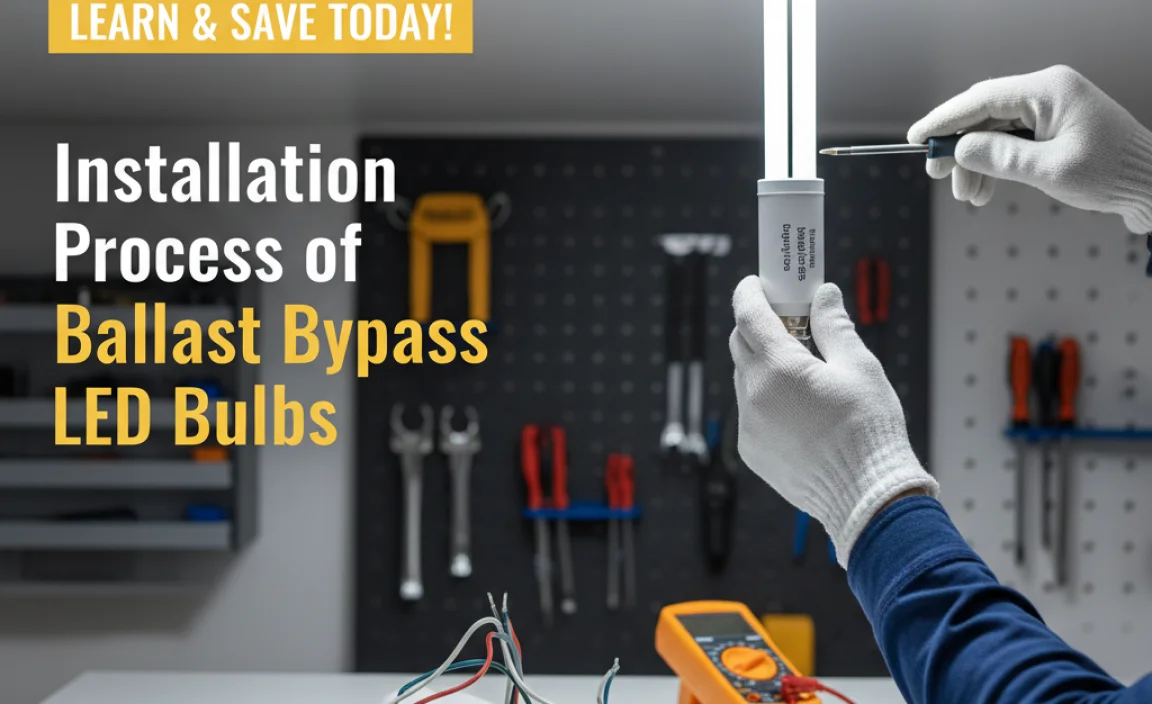 Installation Process of Ballast Bypass LED Bulbs