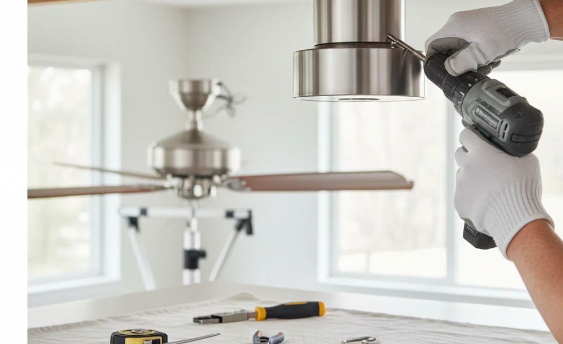 Installation Process of Ceiling Fan Brackets