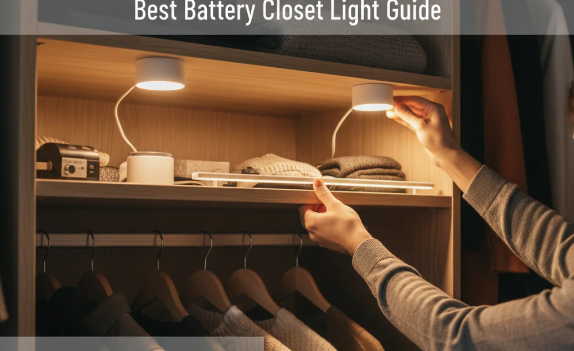 Installation Tips for Battery Closet Lights