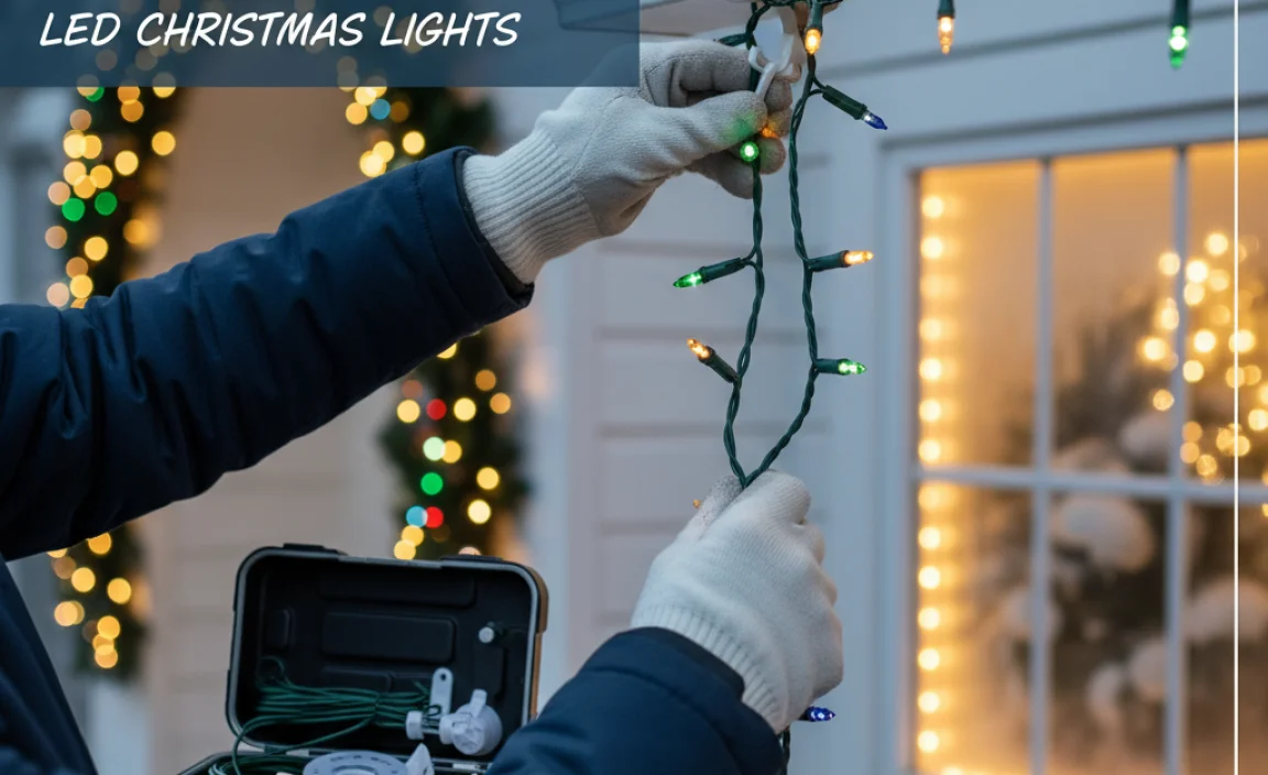 Installation Tips for LED Christmas Lights