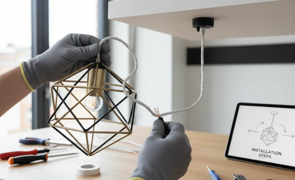 Installation Tips for Pendant Lights with Cages