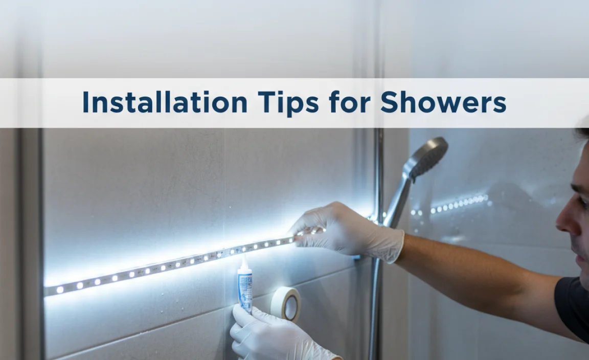 Installation Tips for Showers