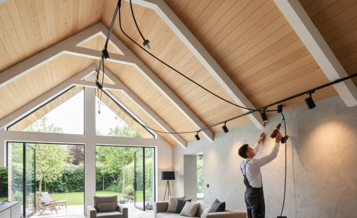 Installation Tips for Track Lighting on Vaulted Ceilings