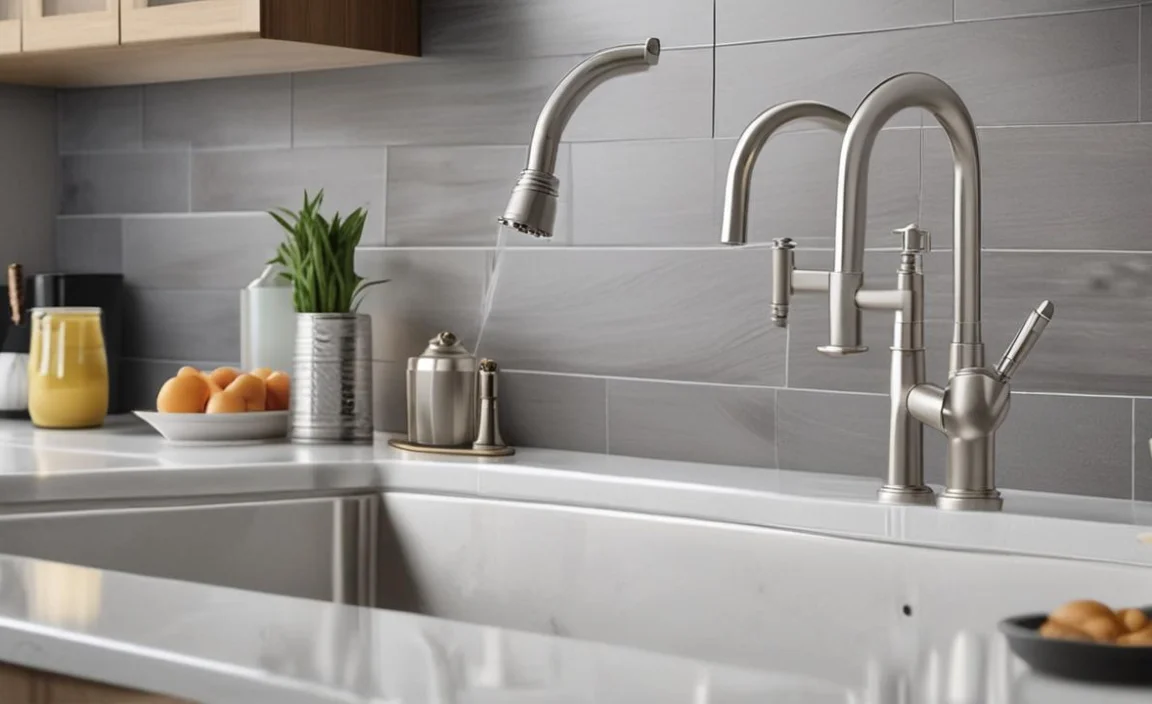 Installing a Brushed Nickel Kitchen Faucet