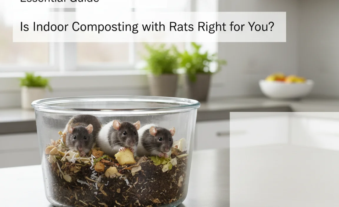 Is Indoor Composting with Rats Right for You?