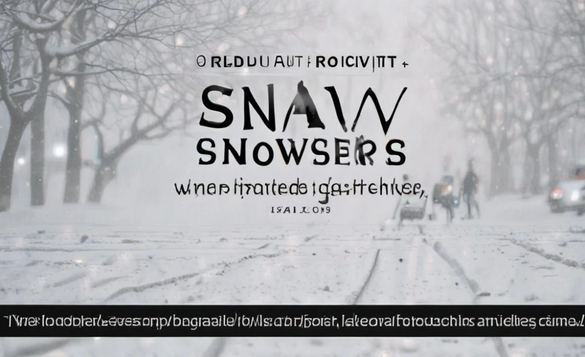 Is Snow or Snow Showers Worse? Find Out Now!
