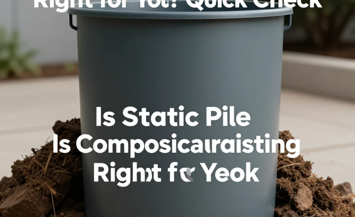 Is Static Pile Composting Right for You? Quick Check