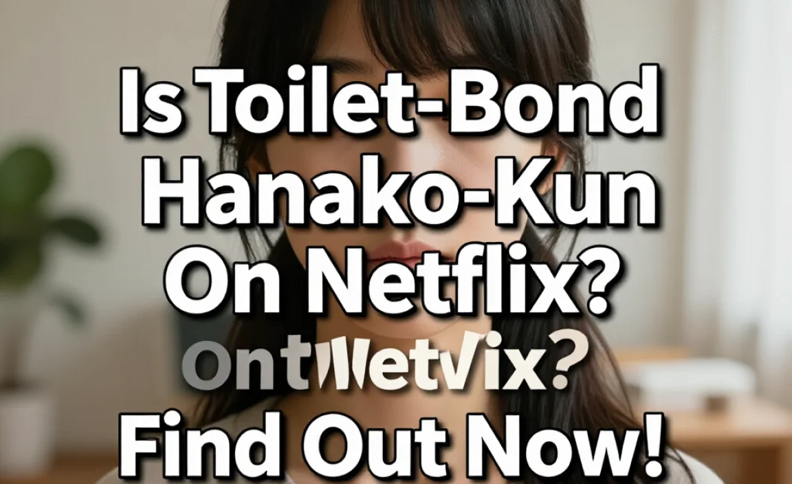 Is Toilet-Bound Hanako-Kun On Netflix? Find Out Now!