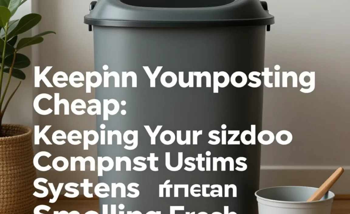 Keeping Your Indoor Compost System Smelling Fresh