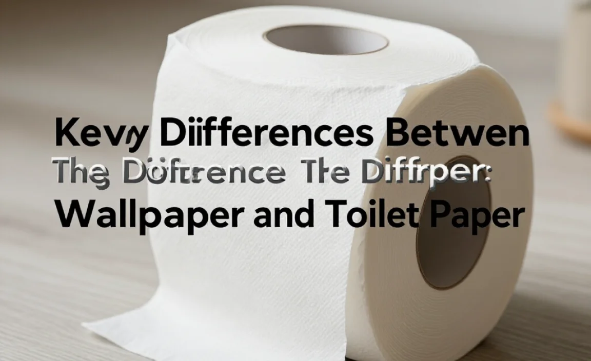 Key Differences Between Wallpaper and Toilet Paper