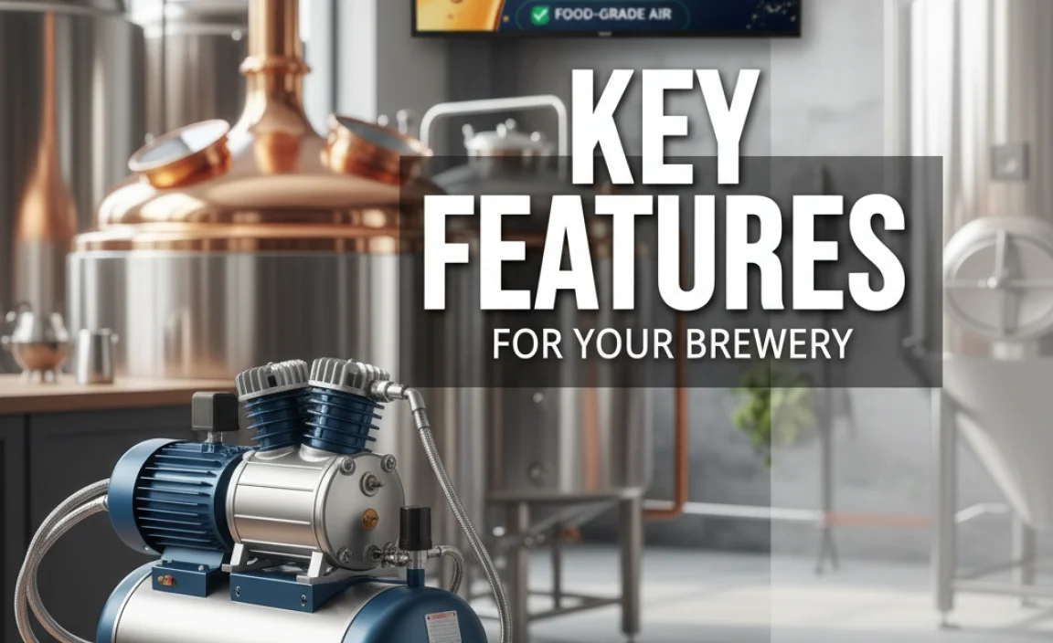 Key Features for Your Brewery Air Compressor