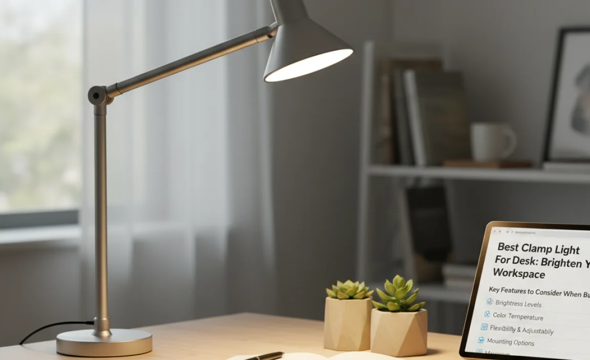 Key Features to Consider When Buying Clamp Lights