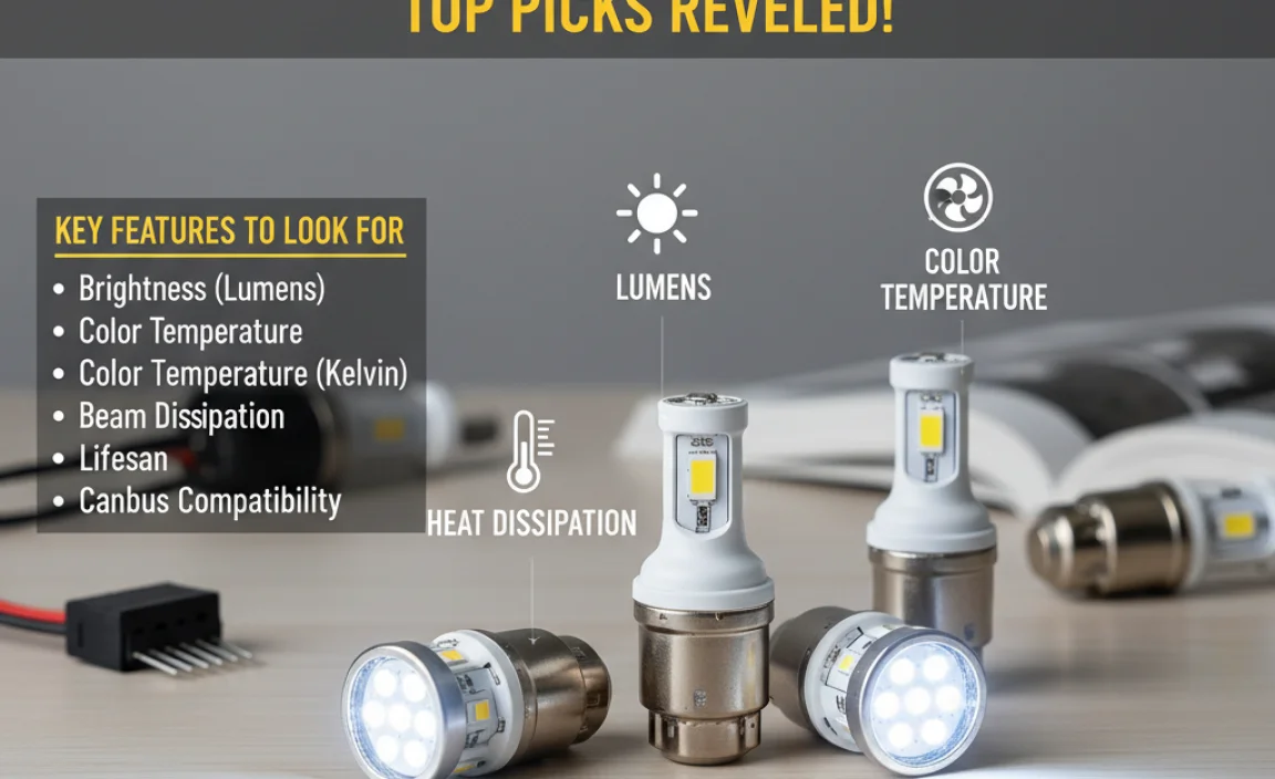Key Features to Look for in 1156 LED Bulbs