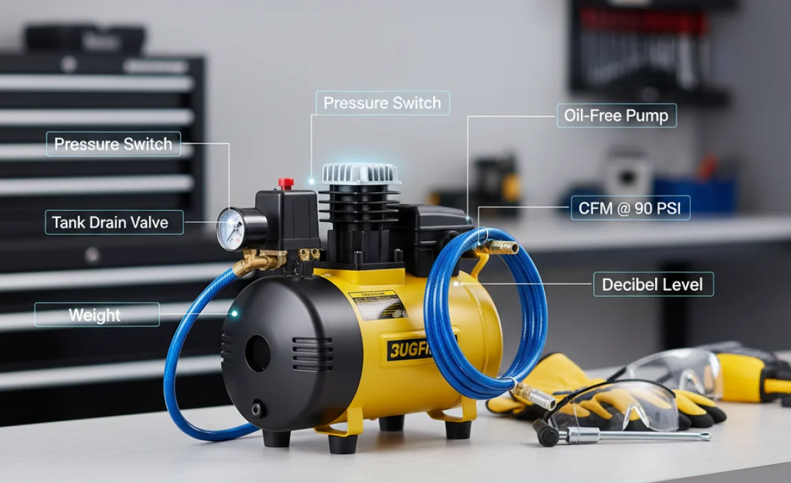 Key Features to Look For in a 120V 3 Gallon Air Compressor