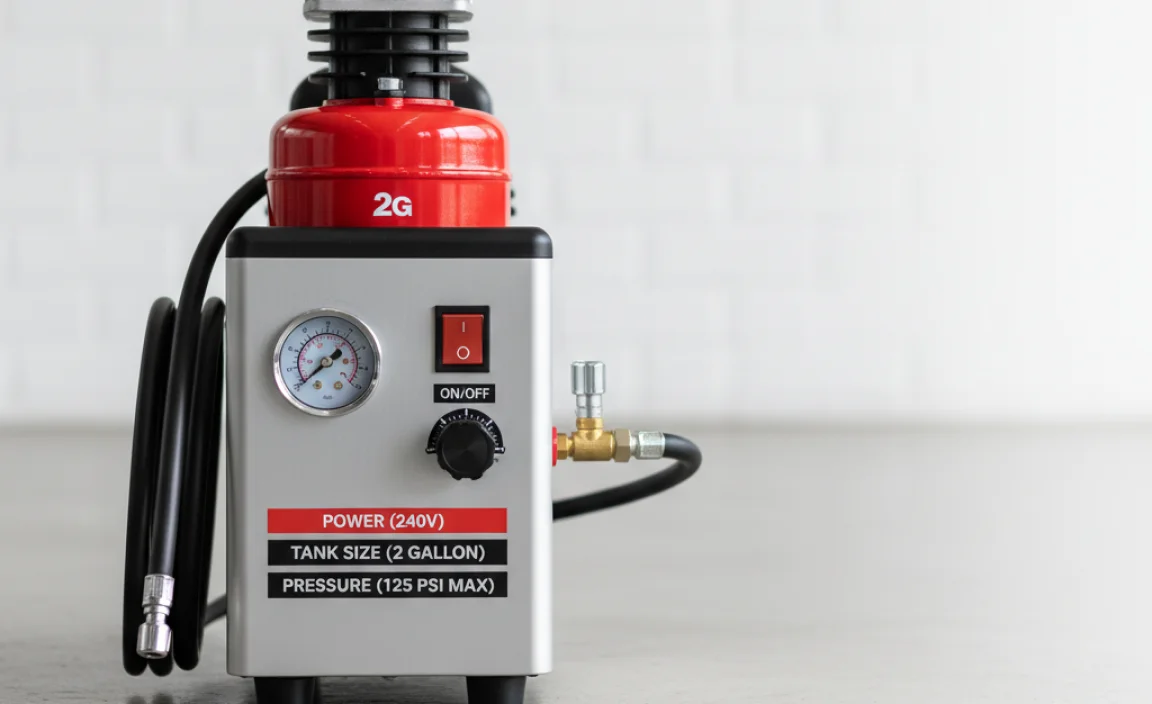 Key Features to Look For in a 240V 2 Gallon Air Compressor