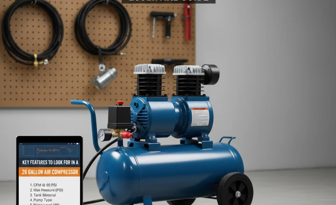 Key Features to Look For in a 26 Gallon Air Compressor