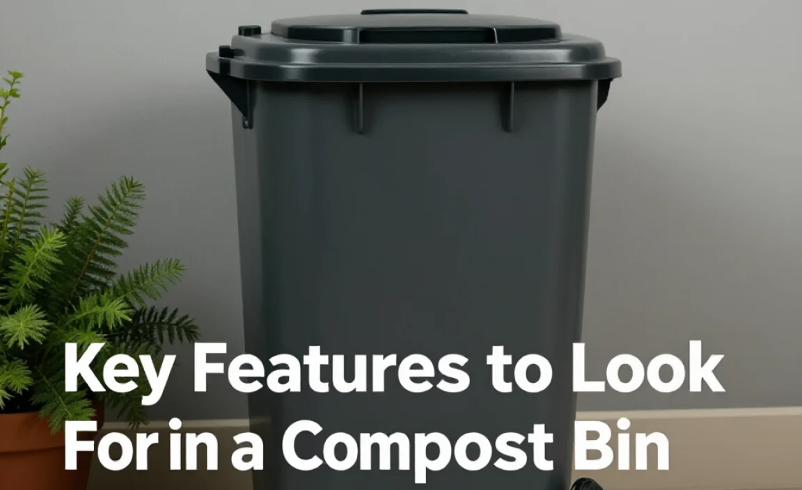 Key Features to Look For in a Compost Bin