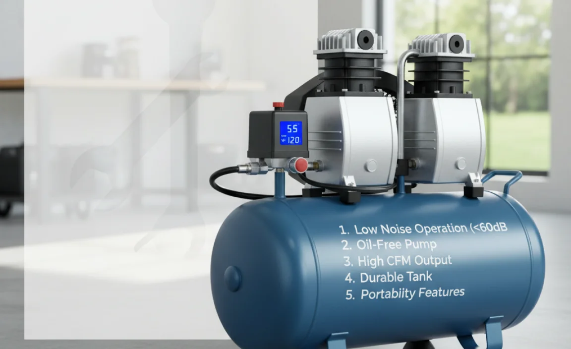 Key Features to Look For in a Quiet 30 Gallon Compressor