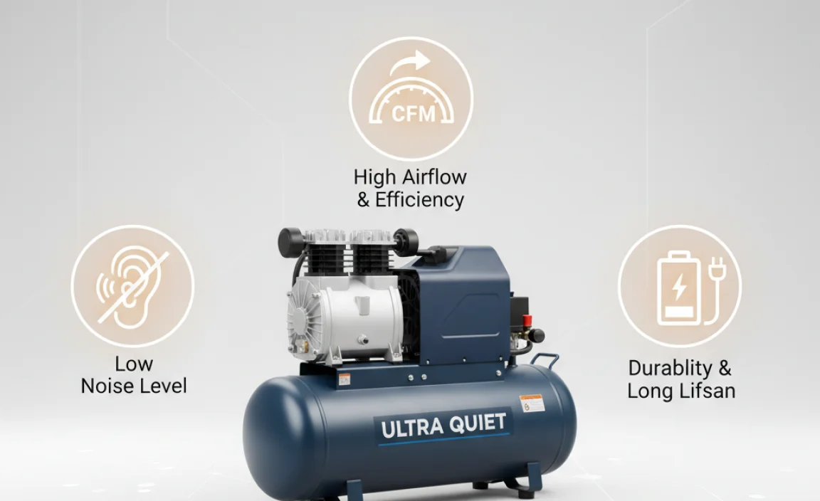 Key Features to Look For in an Ultra Quiet 10 Gallon Air Compressor