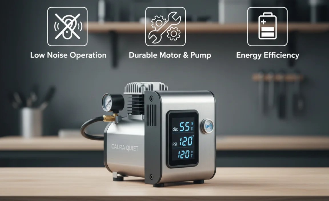 Key Features to Look for in an Ultra-Quiet 8-Gallon Air Compressor