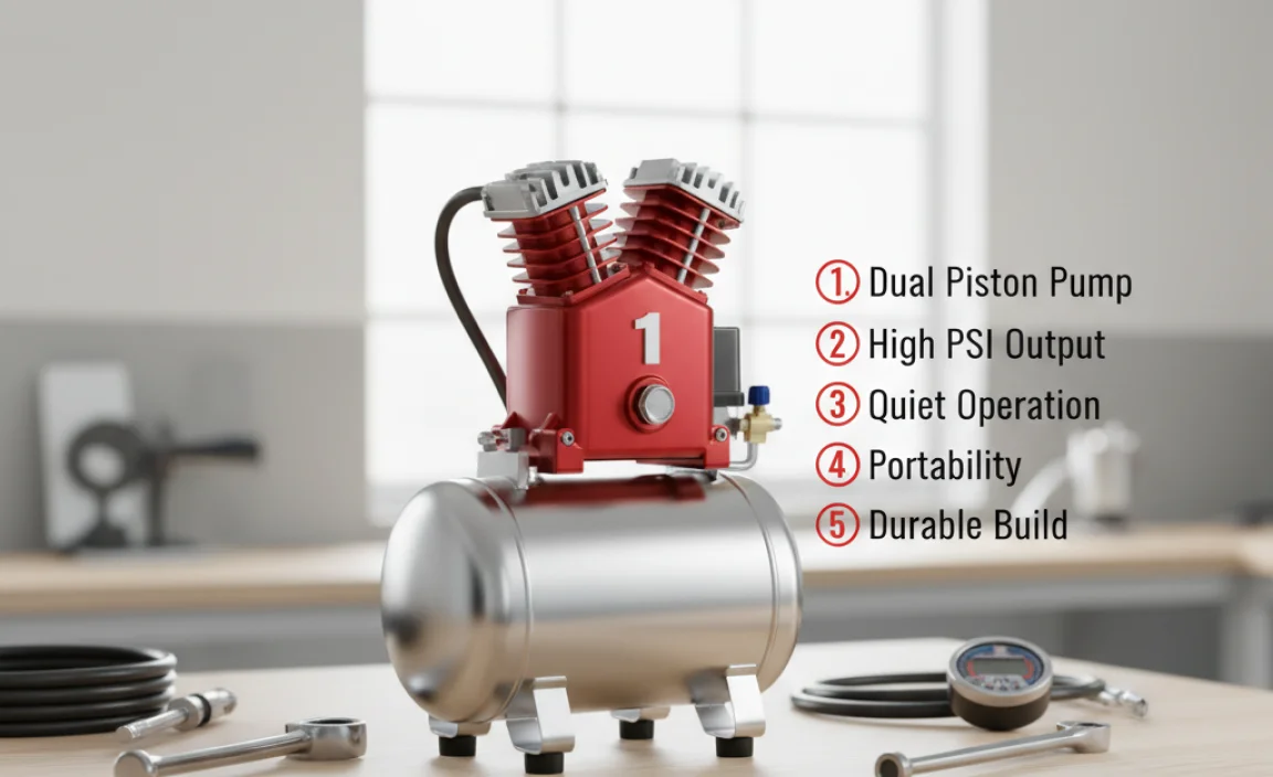 Key Features to Look For in the Best Two-Stage 1 Gallon Air Compressor