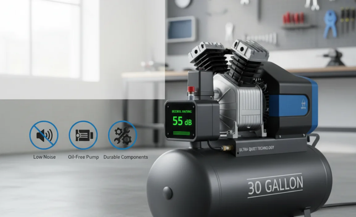 Key Features to Look For in the Best Ultra Quiet 30 Gallon Air Compressor