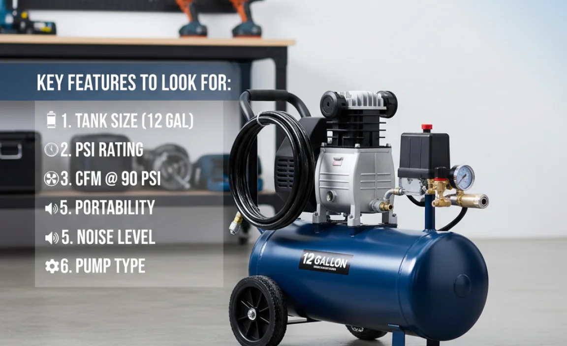 Key Features to Look For in Your 12 Gallon Air Compressor