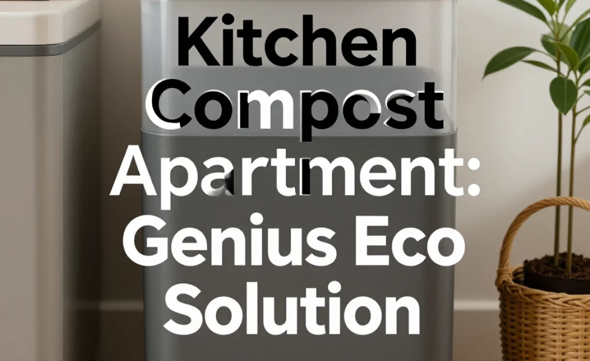 Kitchen Compost Apartment: Genius Eco Solution