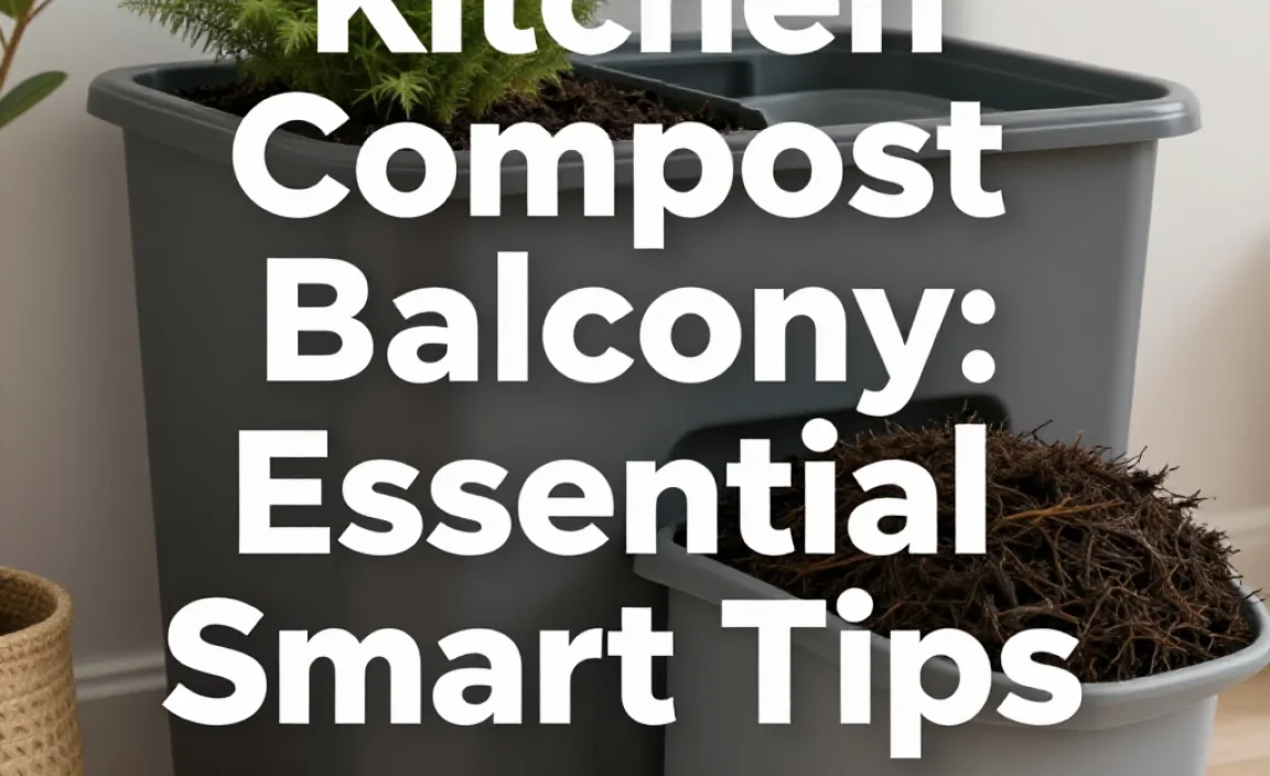 Kitchen Compost Balcony: Essential Smart Tips