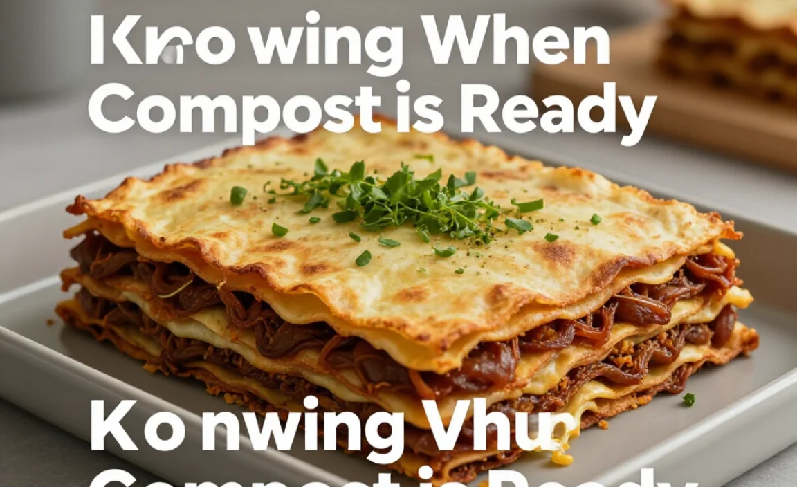 Knowing When Compost is Ready