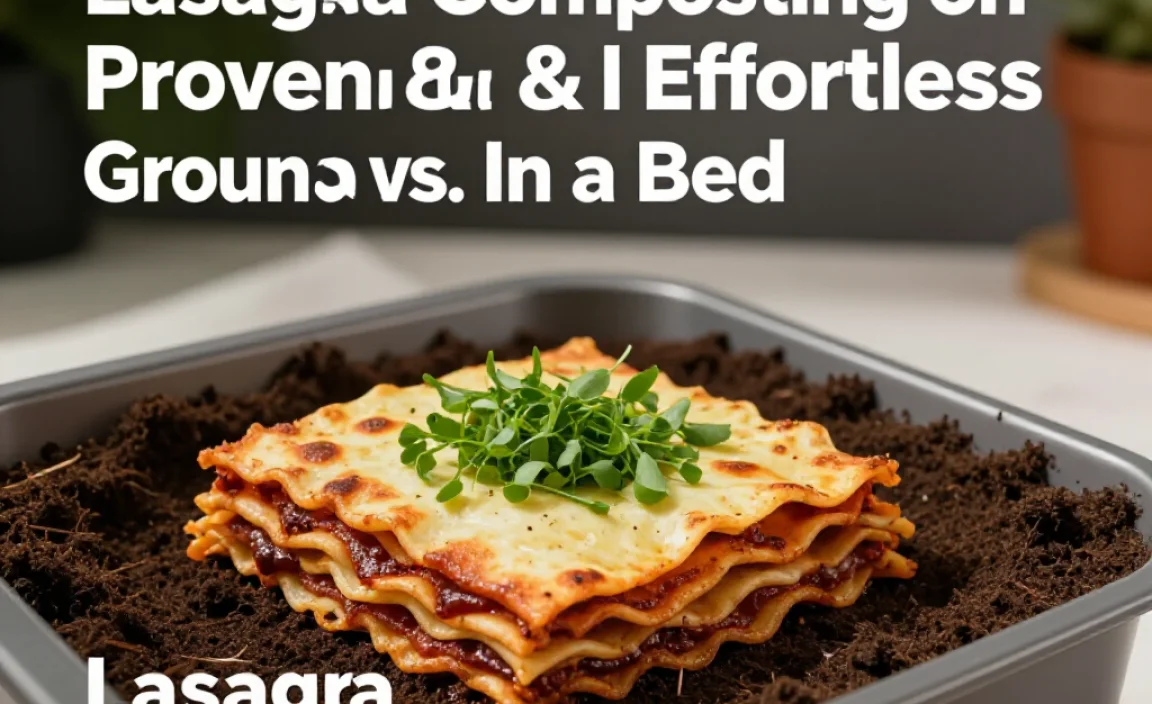 Lasagna Composting on Bare Ground vs. In a Bed