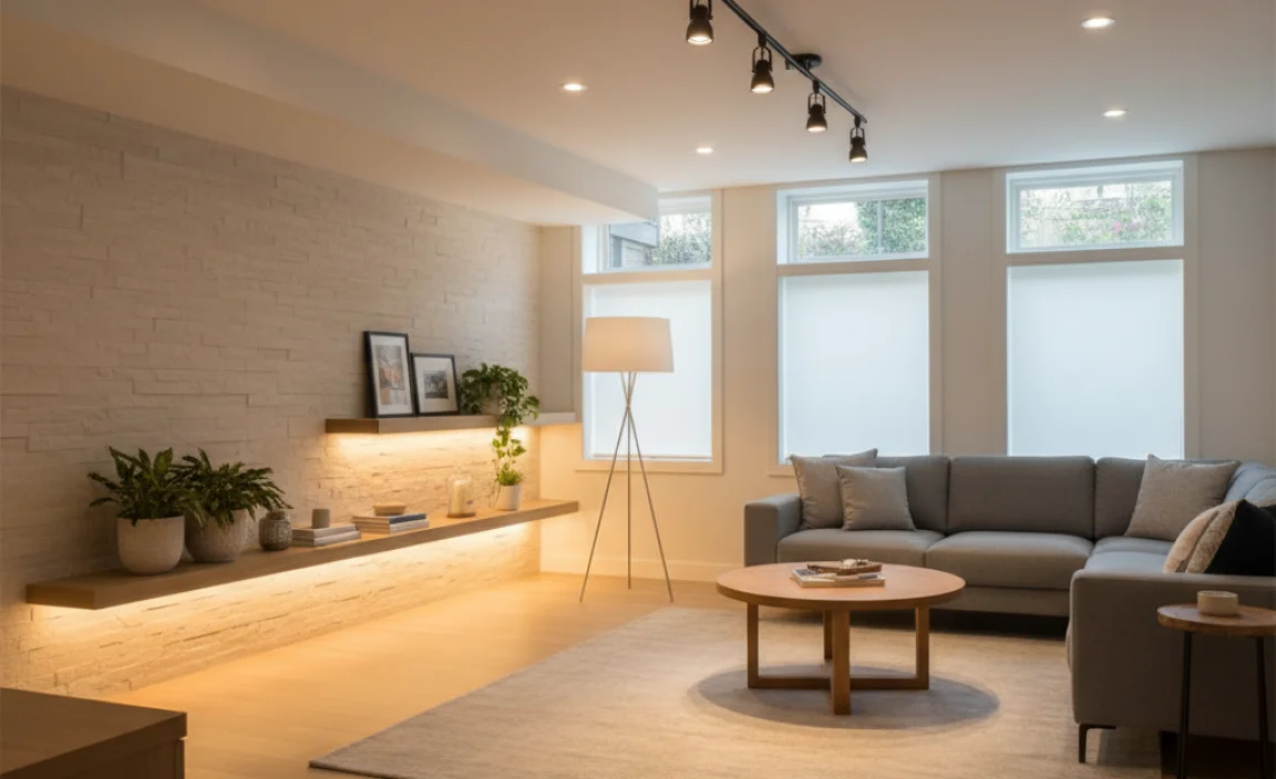 Layering Light in Your Basement