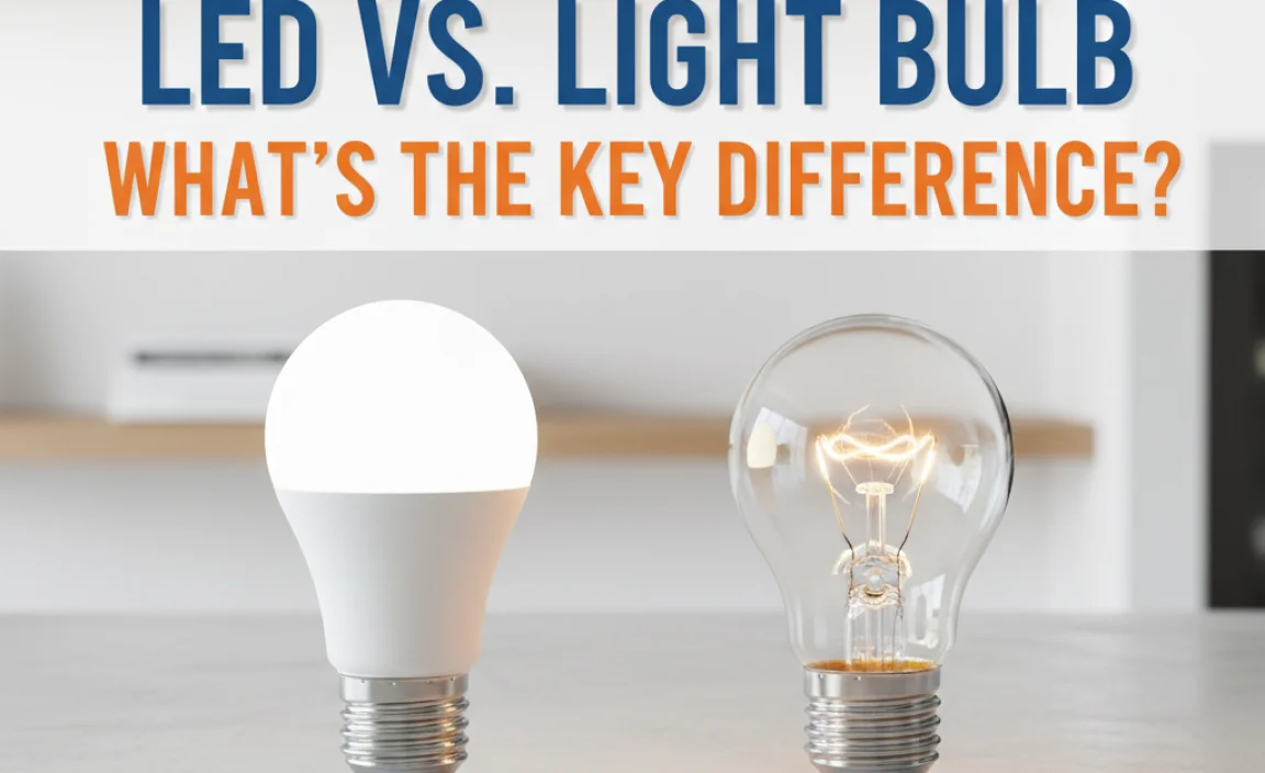 Led Vs. Light Bulb: What’S The Key Difference?