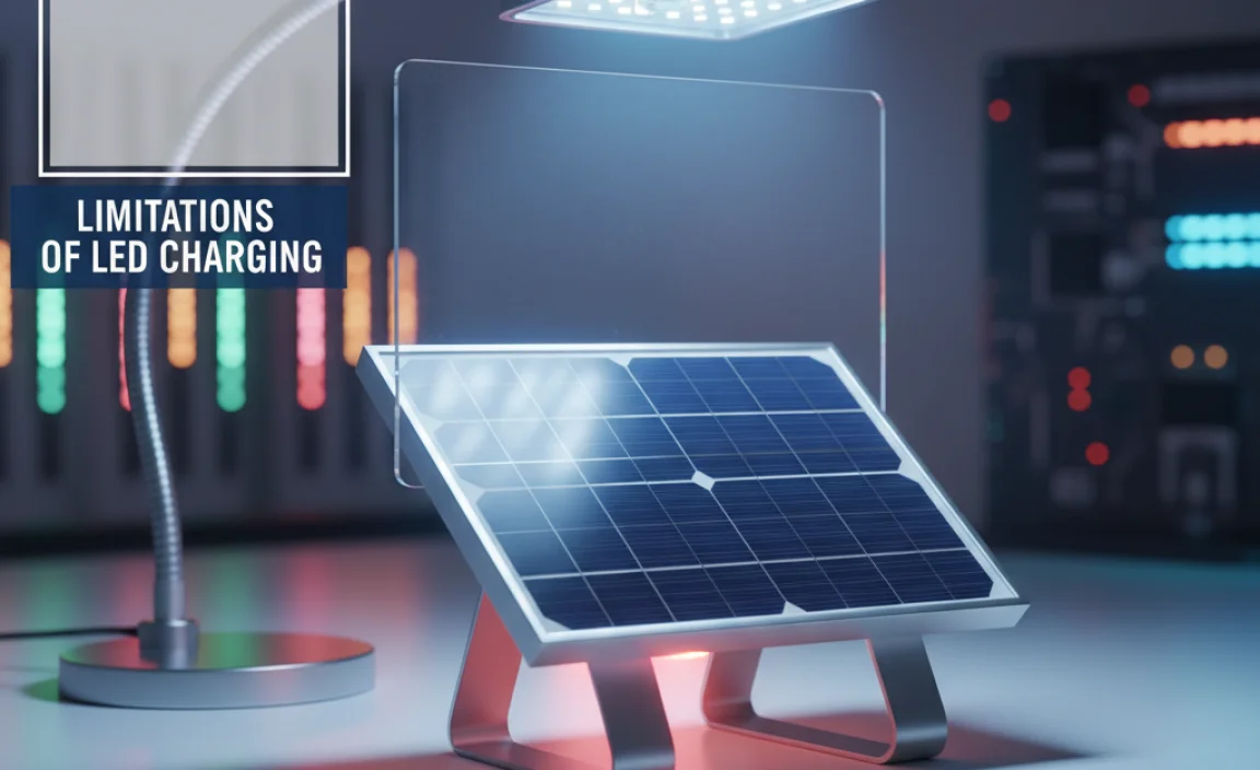 Limitations of Charging Solar Panels with LED Lights