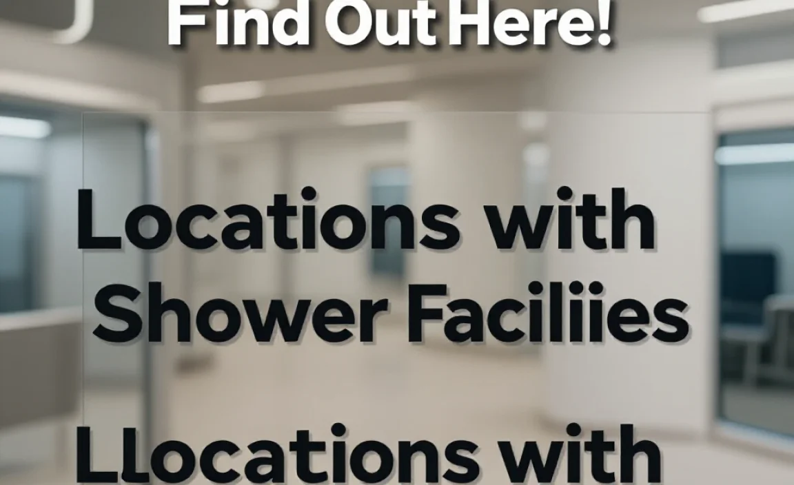 Locations with Shower Facilities