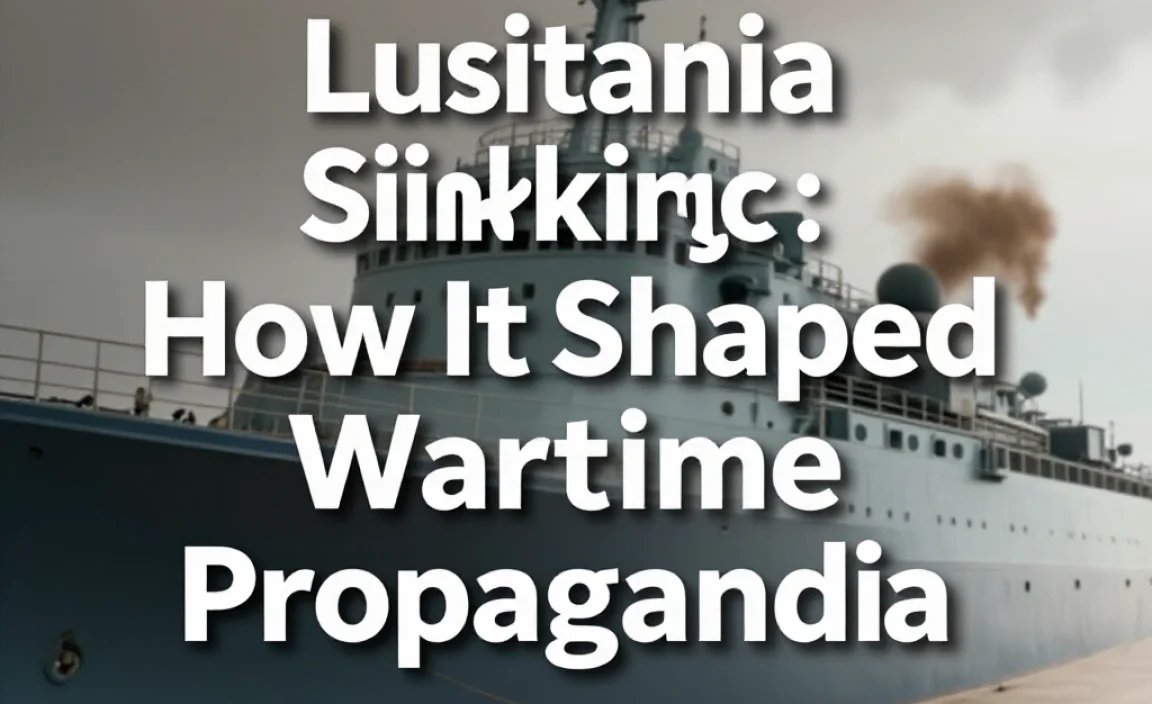 Lusitania Sinking: How It Shaped Wartime Propaganda