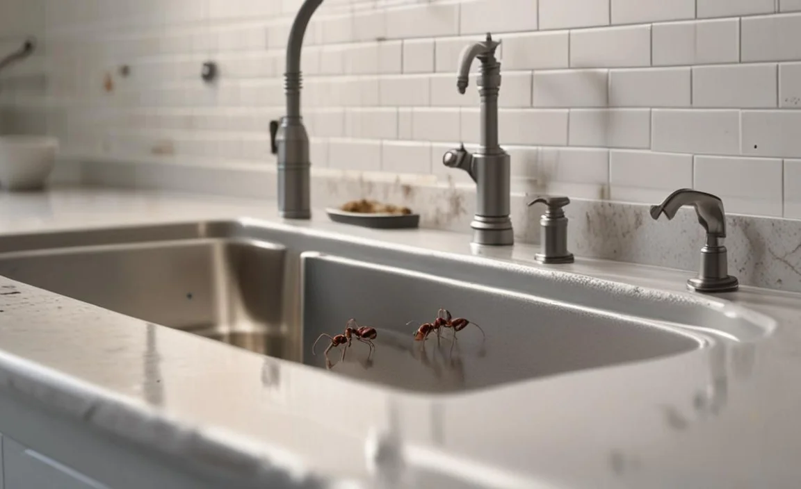 Maintain a Clean Sink to Deter Ants