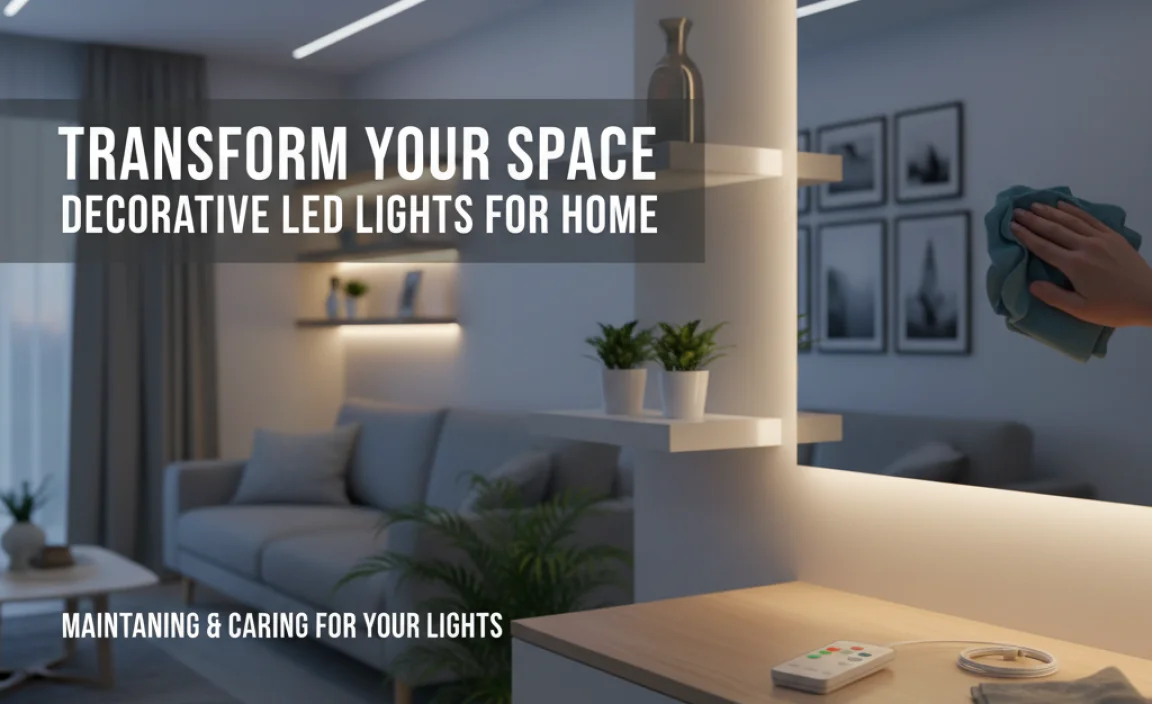 Maintaining and Caring for Decorative LED Lights