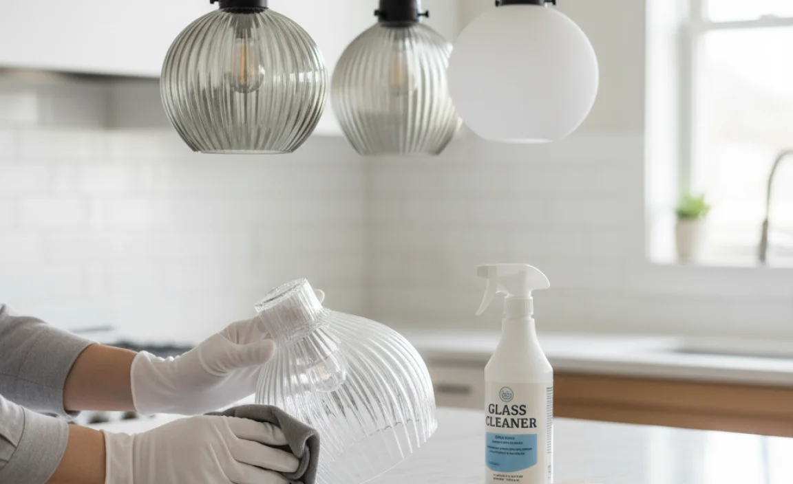 Maintaining and Cleaning Glass Shades