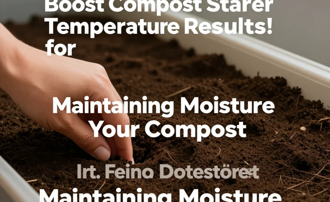 Maintaining Moisture in Your Compost