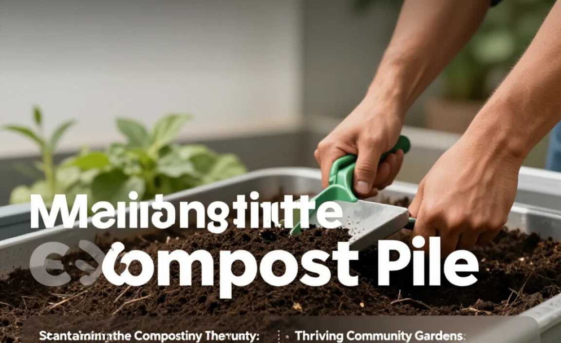 Maintaining the Compost Pile