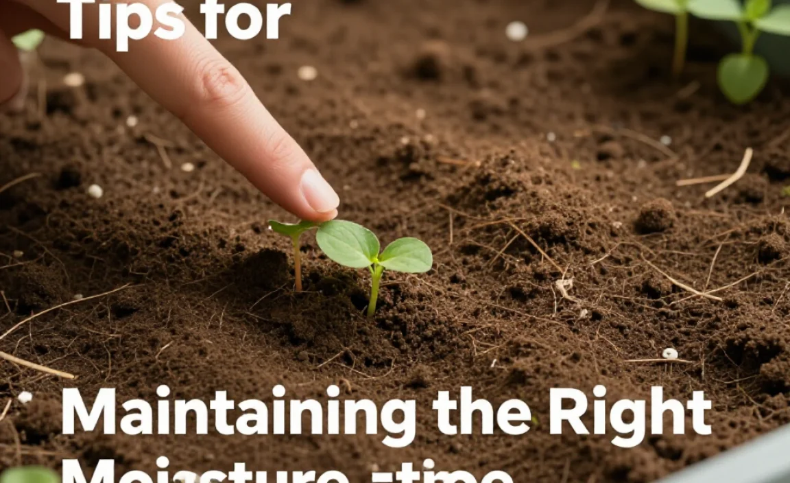 Maintaining the Right Moisture Levels