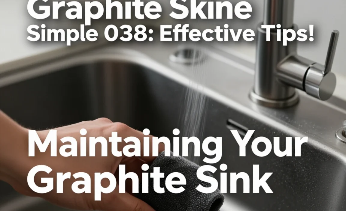 Maintaining Your Graphite Sink