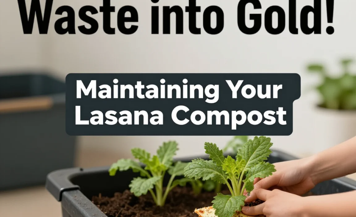 Maintaining Your Lasagna Compost