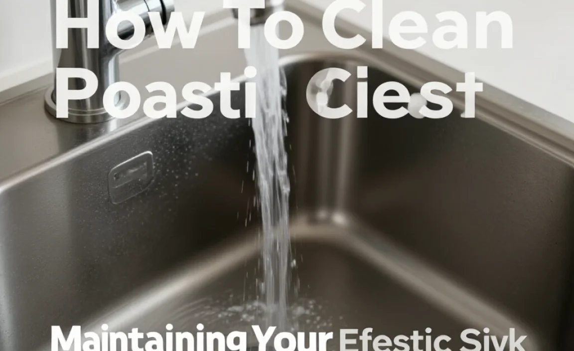 Maintaining Your Plastic Sink