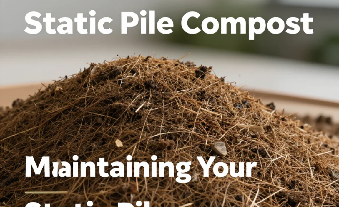 Maintaining Your Static Pile Compost