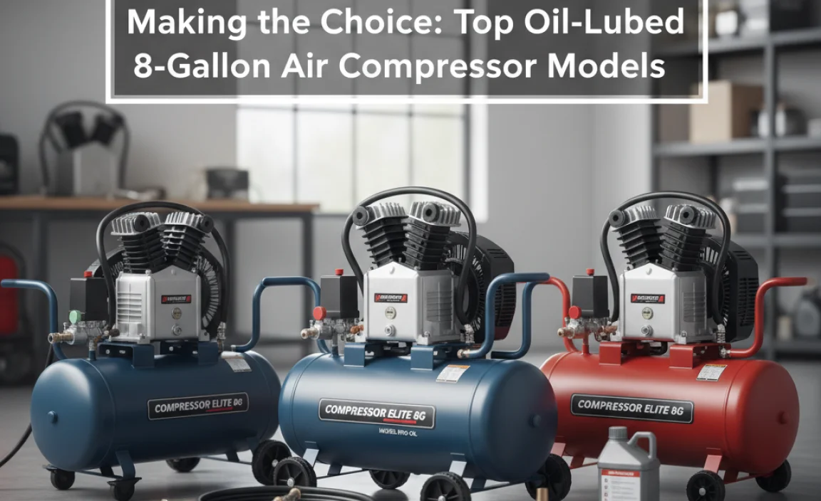 Making the Choice: Top Oil-Lubed 8-Gallon Air Compressor Models