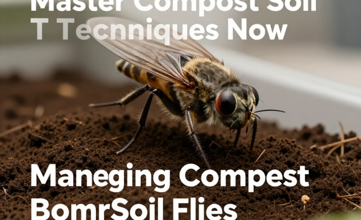 Managing Compost Soil Flies