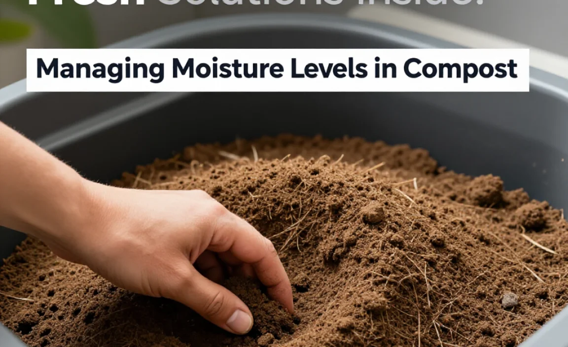 Managing Moisture Levels in Compost